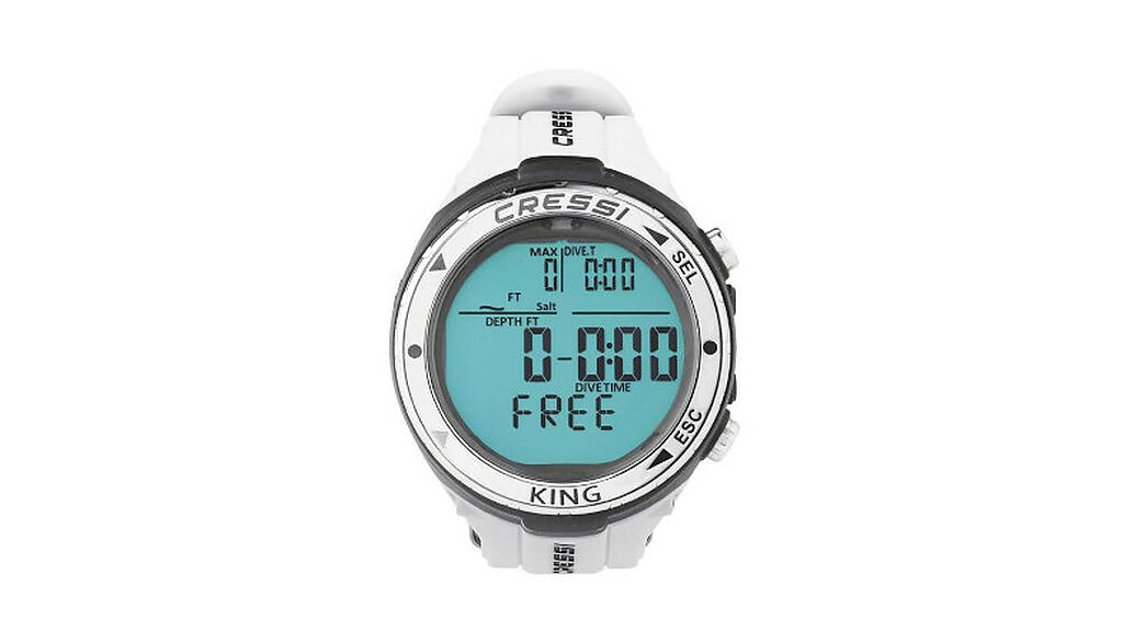 Lassdive Shop - Ordenador de apnea Cressi King blanco